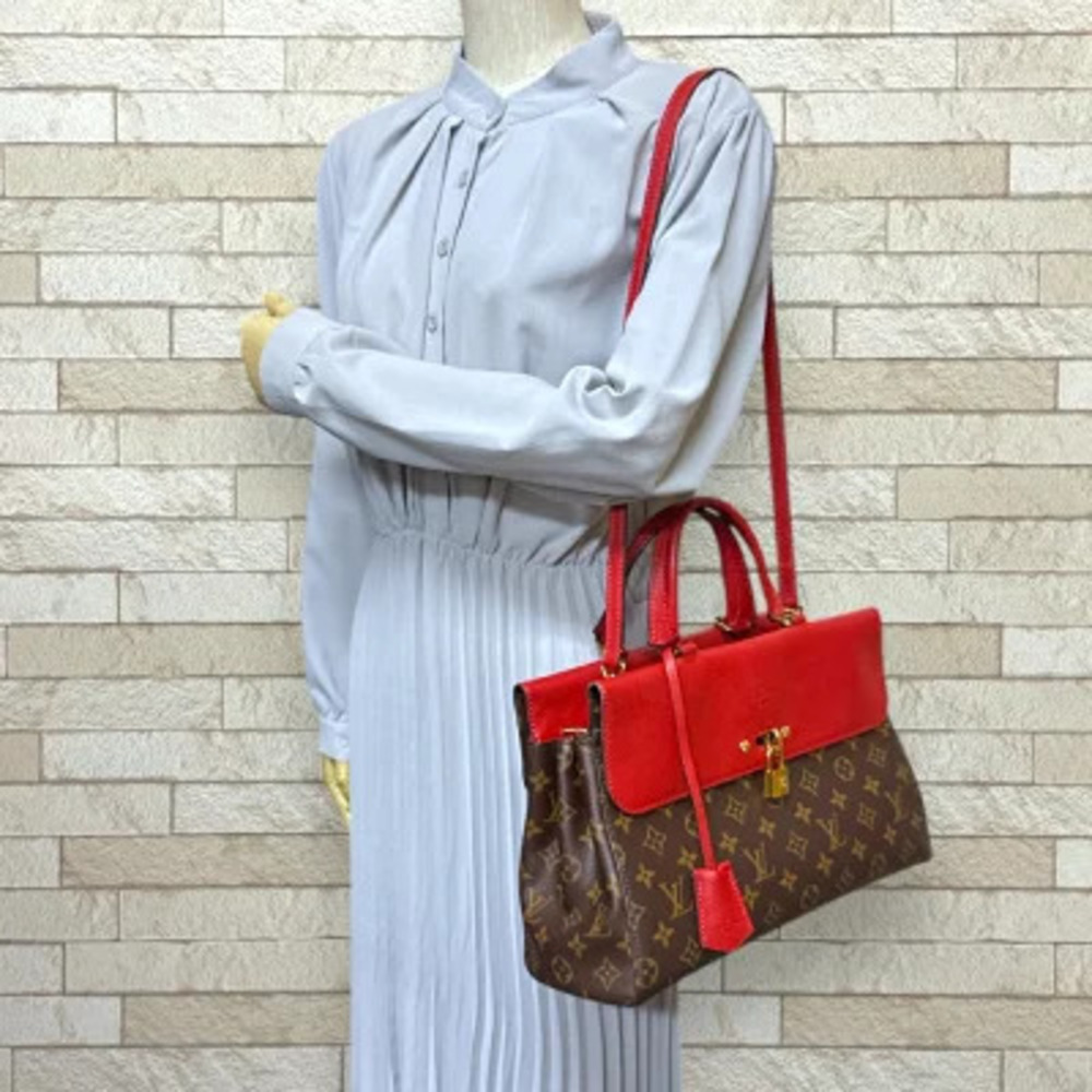 Louis Vuitton Monogram Shoulder Canvas Brown Venus Bag